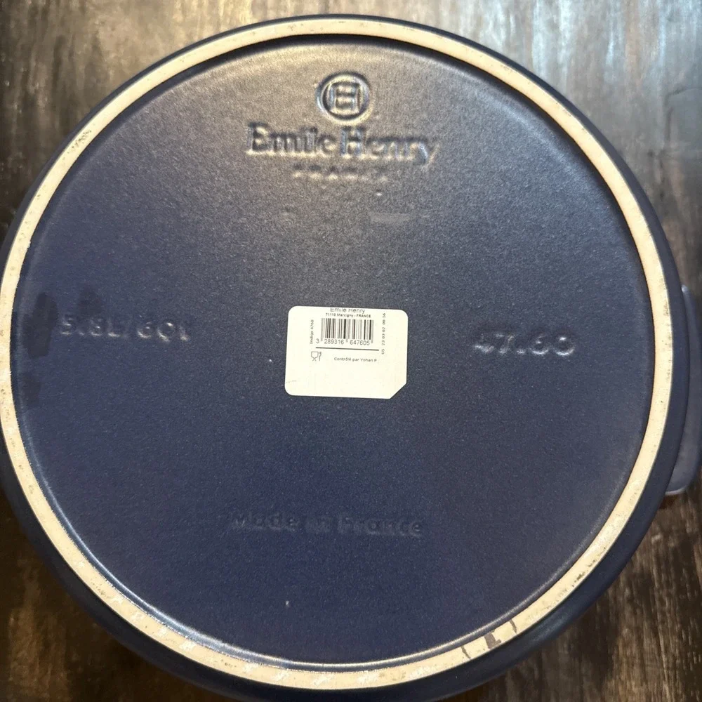 Emile Henry Sublime Dutch Oven 6 qt Large Casserole ($320 MSRP) France New
